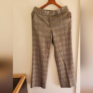 Talbots Wool and Cotton Plaid Trousers